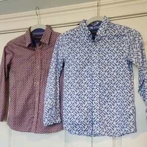 Set of boys long sleeve Johnston & Murphy shirts